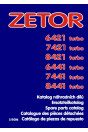 Zetor 6421, 7421, 8421, 6441, 7441, 8441 Turbo Ersatzteilkatalog