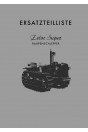 Zetor Super Raupenschlepper Ersatzteilliste