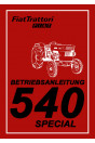 Fiat Traktor 540 Special Betriebsanleitung