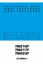Iseki Traktor TM215F TM217F TM223F Bedienungsaleitung