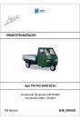 Piaggio Ape TM 703 Benzin Ersatzteilkatalog