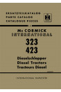 IHC McCormick 323 und 423 Dieselschlepper Ersatzteilkatalog