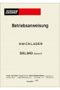 Schaeff SKL840 Serie A Knicklader Betriebsanleitung