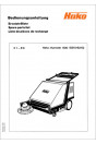 Hako Hamster 800 Betriebsanleitung und Ersatzteilkatalog