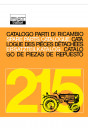 Fiat Traktor 215 Ersatzteilkatalog