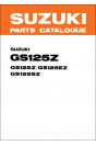 Suzuki GS125 GS125E GS125S Parts Catalogue