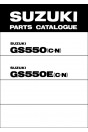 Suzuki GS550 & GS550E Parts Catalogue