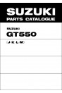 Suzuki GT550 MY1972-1975 Parts Catalogue