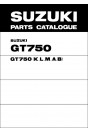 Suzuki GT750 Parts Catalogue