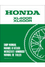 Honda XL400R und XL500R Werkstatthandbuch Nachtrag