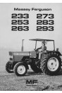 Massey-Ferguson MF233 MF253 MF263 MF273 MF283 MF293 Betriebsanleitung