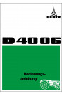Deutz D4006 Betriebsanleitung