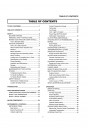 Blick ins Inhaltsverzeichnis: Iseki Traktor TH4295 F3/FH3 TH4335 F3/FH3 TH4365 F3/FH3 Operators Manual, Seite 1 von 3