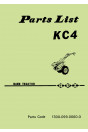 Iseki Tiller KC4 Parts Catalogue