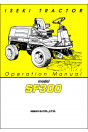 Iseki Traktor SF300 Operators Manual