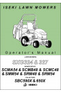 Iseki Traktor SXG324 & SXG327 Operators Manual