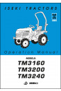 Iseki Traktor TM3160 TM3200 TM3240 Operators Manual