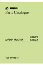 Iseki Traktor SXG19 & SXG22 First Edition Parts Catalogue