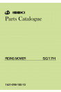Iseki Traktor SG17H Parts Catalogue