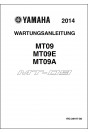 Yamaha MT-09 MY2014 Reparaturanleitung