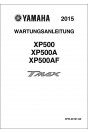 Yamaha TMAX XP500  XP500A XP500AF MY2015 Reparaturanleitung