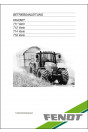 Fendt Favorit 711 712 714 716 Vario 2001 Betriebsanleitung