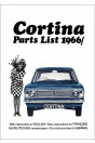Ford Cortina Parts List