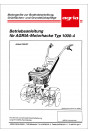 Agria 1000-4 Betriebsanleitung, Buchcover