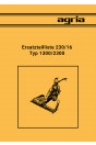 Agria 1300 und 2300 Ersatzteilkatalog 230/16, Buchcover