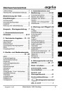 Inhaltsverzeichnis Agria 1400 Farmboy Betriebsanleitung