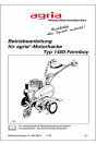 Agria 1400 Farmboy Betriebsanleitung, Buchcover