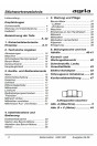 Inhaltsverzeichnis Agria 3400 SM Betriebsanleitung