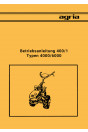Agria 4000 und 6000 Betriebsanleitung, Buchcover