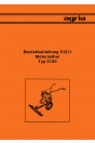 Agria 5100 Motormäher Betriebsanleitung, Buchcover
