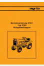 Agria 5700 Betriebsanleitung, Buchcover