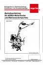 Agria Motorhacke und Mehrzweckmaschine Betriebsanleitung, Buchcover