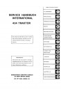 Blick ins Inhaltsverzeichnis: IHC 434 Traktor Service Handbuch