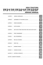 Blick ins Inhaltsverzeichnis: Iseki Traktor TF317F TF321F TF325F TF330F Service Manual