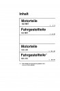 Blick ins Inhaltsverzeichnis: Peugeot Moped 102 NMT & 103 LVS Ersatzteilkatalog