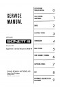 Blick ins Inhaltsverzeichnis: Saab Sonett III, Supplement to Service Manual for Saab V4