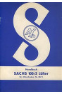 Sachs 100/3 Lüfter Motor Betriebsanleitung