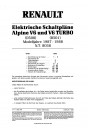 Blick ins Inhaltsverzeichnis: Renault Alpine Elektrische Schaltpläne 1987-1988