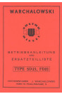 Warchalowski SD21 & FD21 Betriebsanleitung und Ersatzteilkatalog