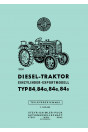 Steyr 84 84a 84e 84s Traktor Ersatzteilkatalog