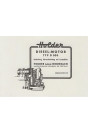 Holder Motor D 500, Betriebsanleitung und Ersatzteilkatalog