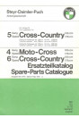 Puch 125 / 175 Cross-Country, Moto-Cross, 4-, 5- und 6-Gang-Motor, Ersatzteilkatalog