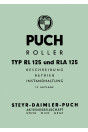Puch 125 RL, 125 RLA Betriebsanleitung