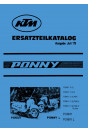 KTM Ponny II DL, DLG, Super, Super IV, Super IV de luxe, Ersatzteilkatalog Fahrgestell