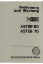Same Aster 60 und Aster 70 Betriebsanleitung
