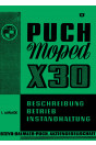 Puch Moped X30 Bedienungsanleitung